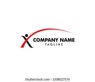 Initial Letter X Logo Template Design
