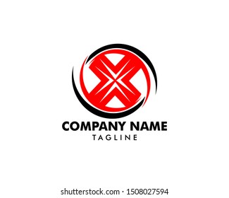 Initial Letter X Logo Template Design