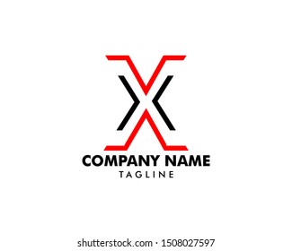 Initial Letter X Logo Template Design