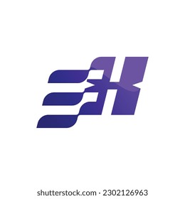 Initial Letter X Logo Template Design Vector Illustration Blue And Purple Colors
