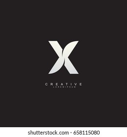 Letter X Logo Design Stock Vector (Royalty Free) 1249321429 | Shutterstock