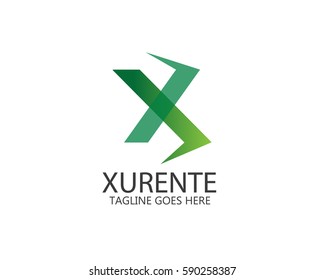 Initial Letter X logo vector