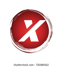 Initial Letter X Masculine Logo Vector