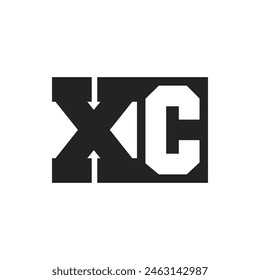 Initial Letter XC Logo Design Template. XC Logo