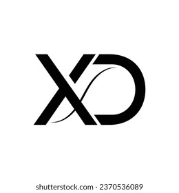 

Initial letter XD logo design creative modern symbol icon monogram