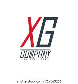 Initial Letter XG Design Logo Template