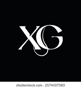 Initial letter XG logo design 
