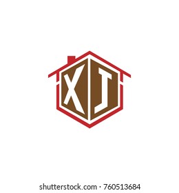 initial letter xj property logo
