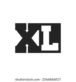 Initial Letter XL Logo Design Template. XL Logo