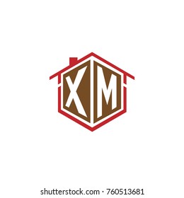 initial letter xm property logo