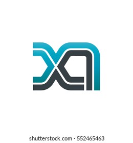 Initial Letter XN XI Linked Design Logo