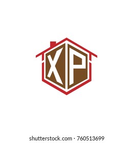 initial letter xp property logo
