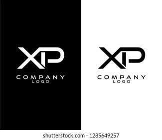 initial letter xp, px Monogram letter logotype vector for company or business identity