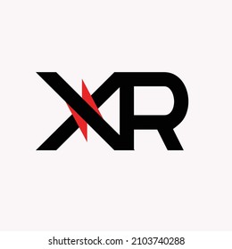 Initialbuchstaben XR Logo-Design