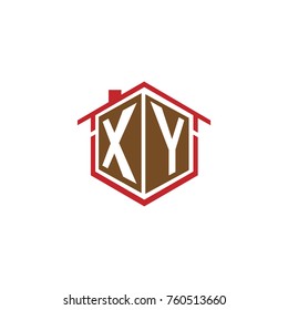 initial letter xy property logo