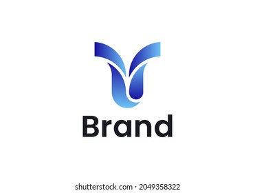Initial Letter Y 3D Logo, Initial Letter Logo For Company Name, Alphabet Logo Template Ready For Use, Modern Initial Logo
