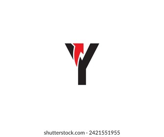 initial Letter Y Arrow Logo Concept sign icon symbol Design Element. Financial, Consulting, Logistics Logotype. Vector illustration logo template