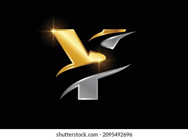 Initial Letter Y with backspace S or pathway Logo design vector template, Graphic Alphabet Symbol for Corporate Business Identity