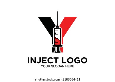 logotipo inicial de inyección y