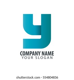 Initial Letter Y Isolated Design Logo