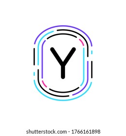 Anfangsbuchstabe Y-Stylesymbol-Design-Logo-Vorlage