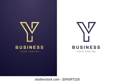 Initial Letter Y Logo For Business or Media Company.