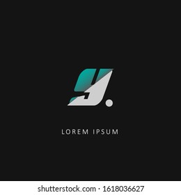 Initial Letter Y Logo with Cutted Design. Design vector illusttration logo template