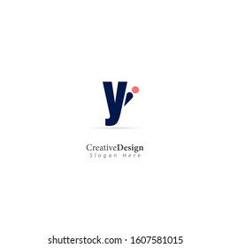 Initial Letter Y I Logo. Design Vector Logo Illustration Y I Letter Template