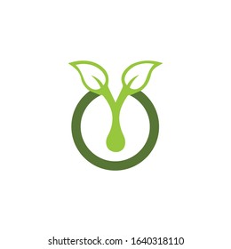 Initial letter y logo design template