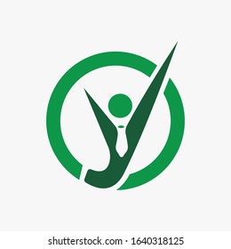 Initial letter y logo design template