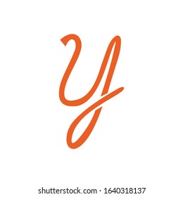 Initial letter y logo design template