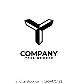 initial letter Y logo design vector inspiration