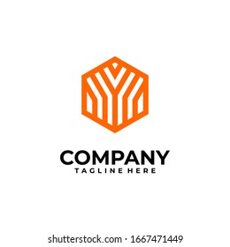 initial letter Y logo design vector inspiration