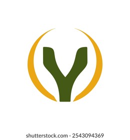 Initial Letter Y Logo Design. Y Logo Design. Letter Y symbol.
Letter Y. Initial Letter.