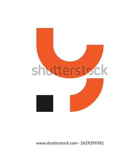 Initial letter y logo design or alphabet logo design symbol