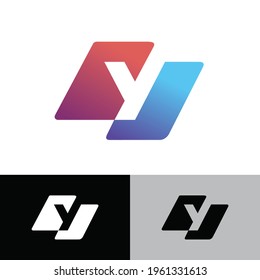 initial letter Y logo or icon. EPS 10