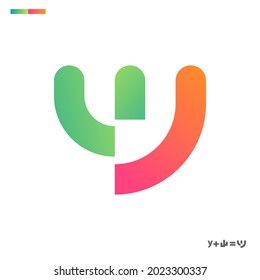 Anfangsbuchstabe Y Logo Symbol Design Vorlage, Technologie abstrakte Punkt Verbindung Kreuz Vektorsymbol Symbol Kreis Logotype.
