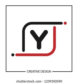 Initial Letter Y Logo Template Vector Design