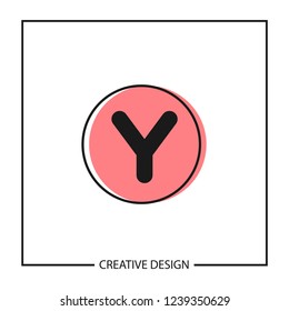 Initial Letter Y Logo Template Vector Design