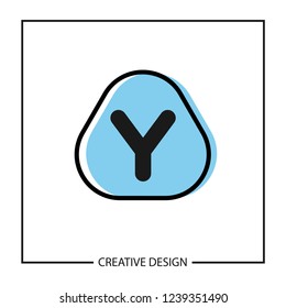 Initial Letter Y Logo Template Vector Design