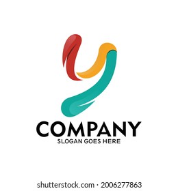 Initial letter Y logo template, Creative logo design