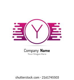 Initial Letter Y Logo Template Design. Creative Letter Y Logo Design Vector Illustration.