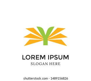 Initial Letter Y Logo vector Design Template
