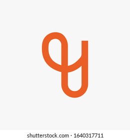 initial letter y logo vector design