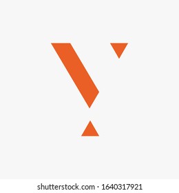 initial letter y logo vector designs