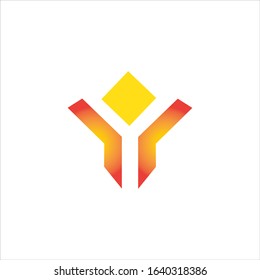 Initial letter y logo vector templates