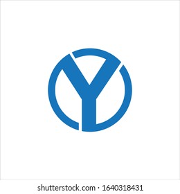 Initial letter y logo vector templates