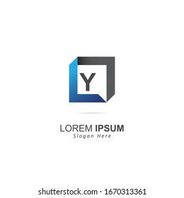 Initial Letter Y with Modern icon design logo template. Design Vector for identity and logotypes.