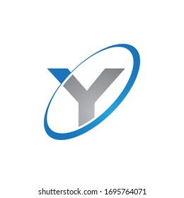 initial letter y modern logo vector