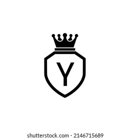 Initial letter Y monogram creative logo template design